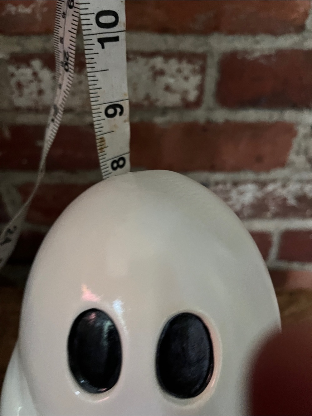 Ghost & One-Eyed Monster resin Figurine - White and Purple Home Accent - Picture 8 of 9